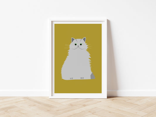 Persian Cat - Art print A5/A4/A3