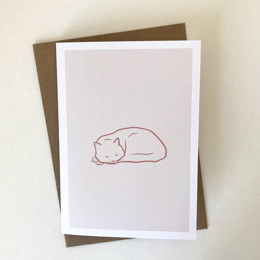 Cat - Greeting/Birthday Card