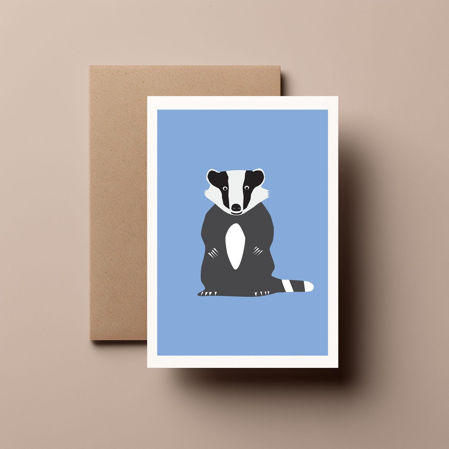 Badger - Greeting, Birthday Card