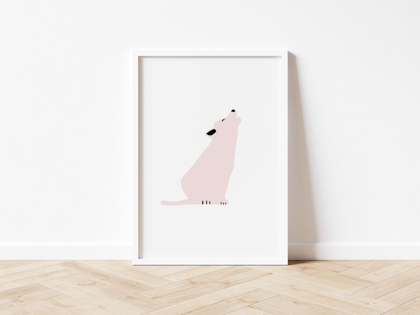 Howling Little Wolf - Art print A5/A4/A3