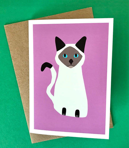 Ragdoll Cat - Greeting, Birthday Card