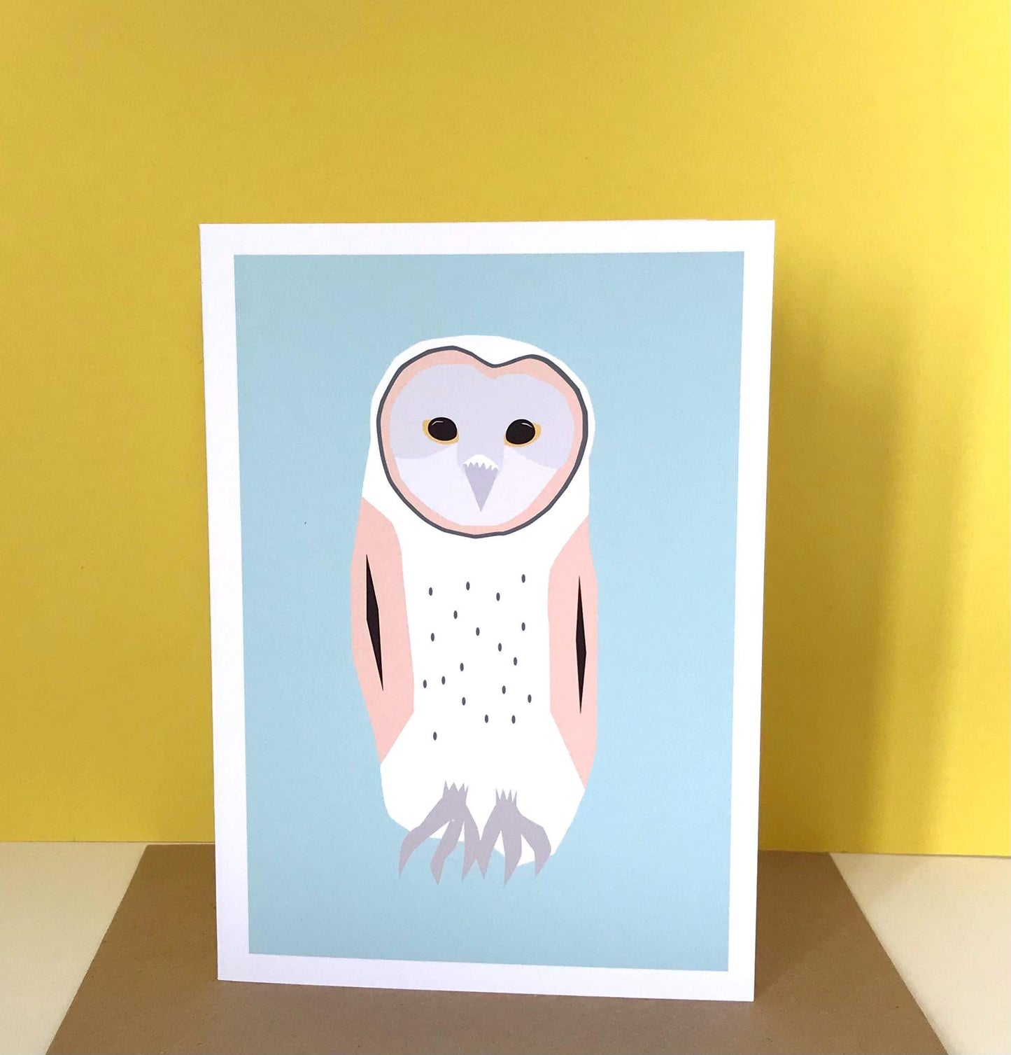 Barn Owl - Greeting, Birthday Card