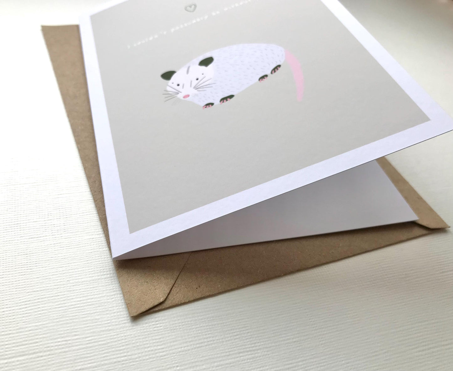 I couldn’t possumbly be without you - Possum// Greeting/Anniversary Card