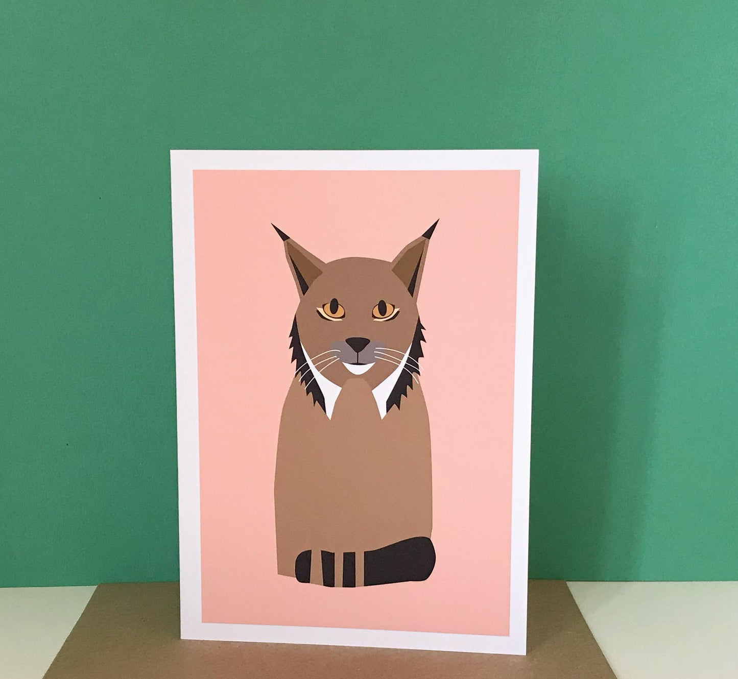 Iberian Lynx - Greeting, Birthday Card