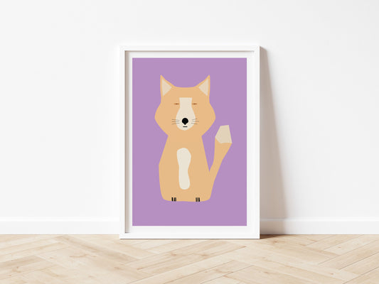 Tibetan Fox - Art print A5/A4/A3