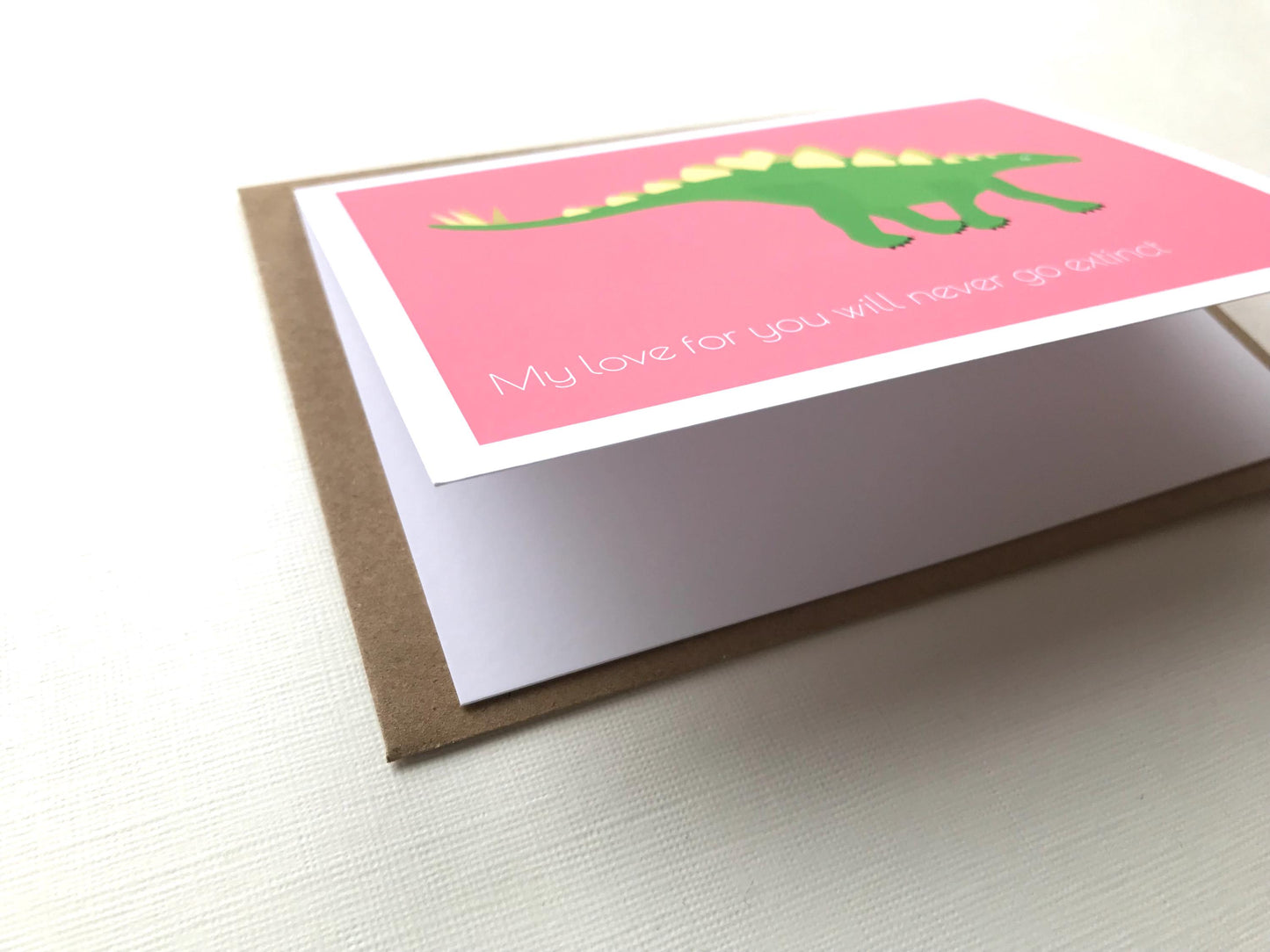 My love for you will never go extinct - Dinosaur Valentines, Greeting, Anniversary Card