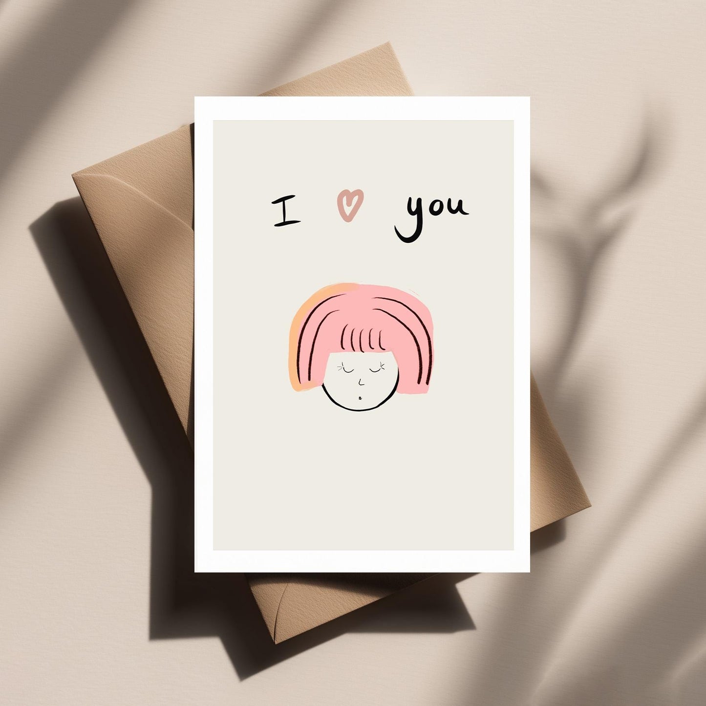 I Love You Card – Cute & Funny Romantic Greeting Card for Anniversary, Valentine’s Day or Just Because - Gifts for Her or Him