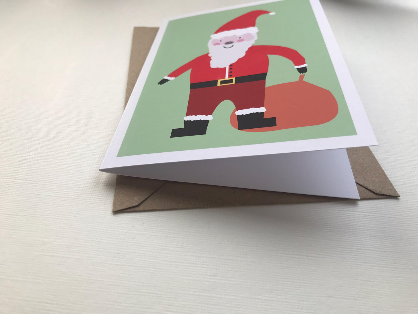 Santa - Father Christmas, Greeting, Christmas Card