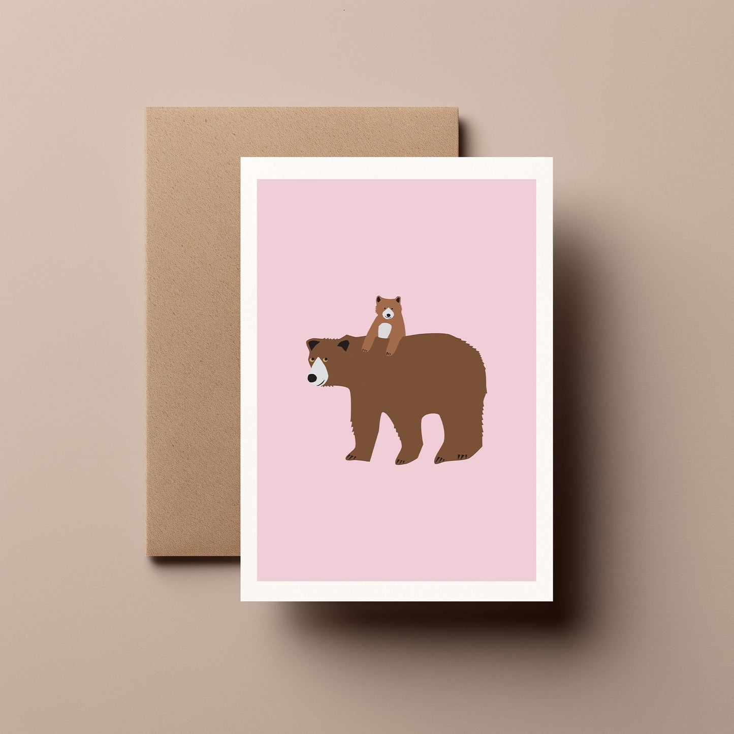 Bear & Bear Cub - Mother’s Day, Greeting Card