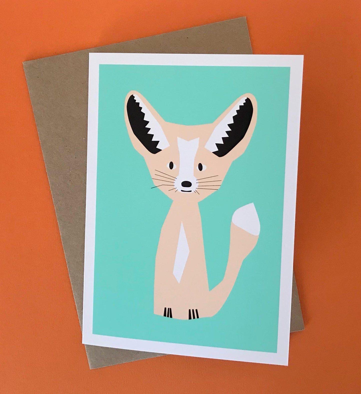 Fennec Fox - Greeting, Birthday Card