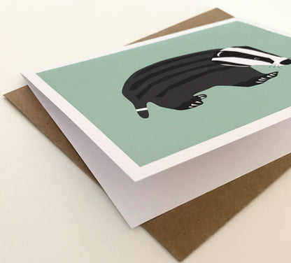 Badger - Greeting, Birthday Card