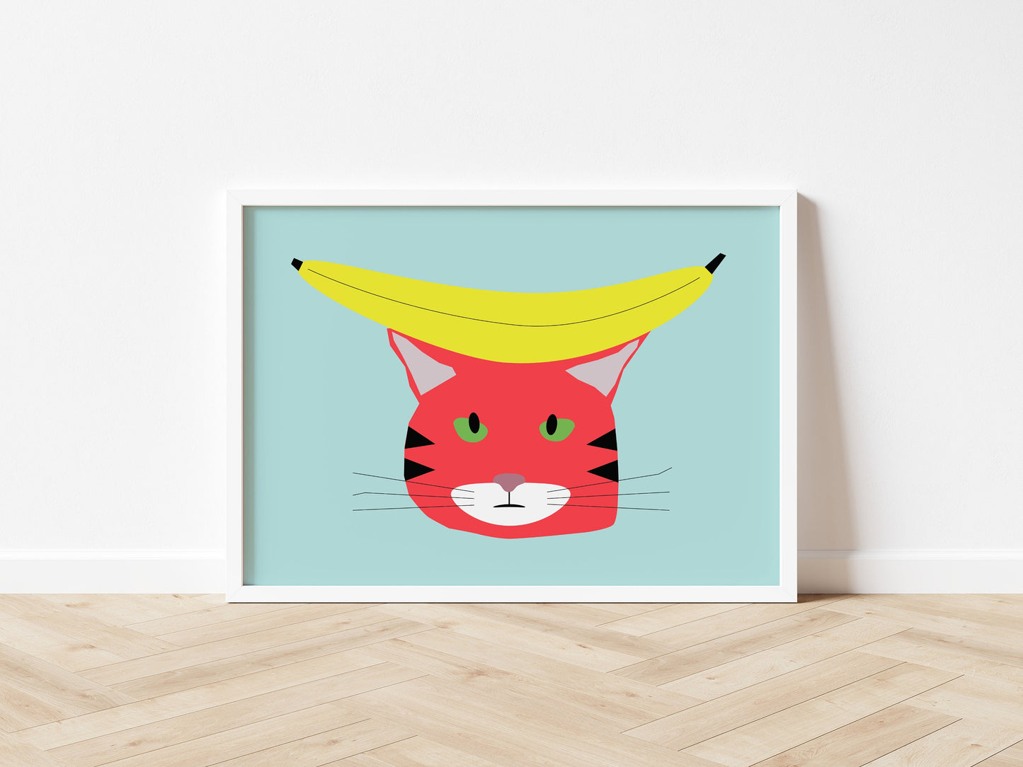 Banana Cat - Art print A5/A4/A3