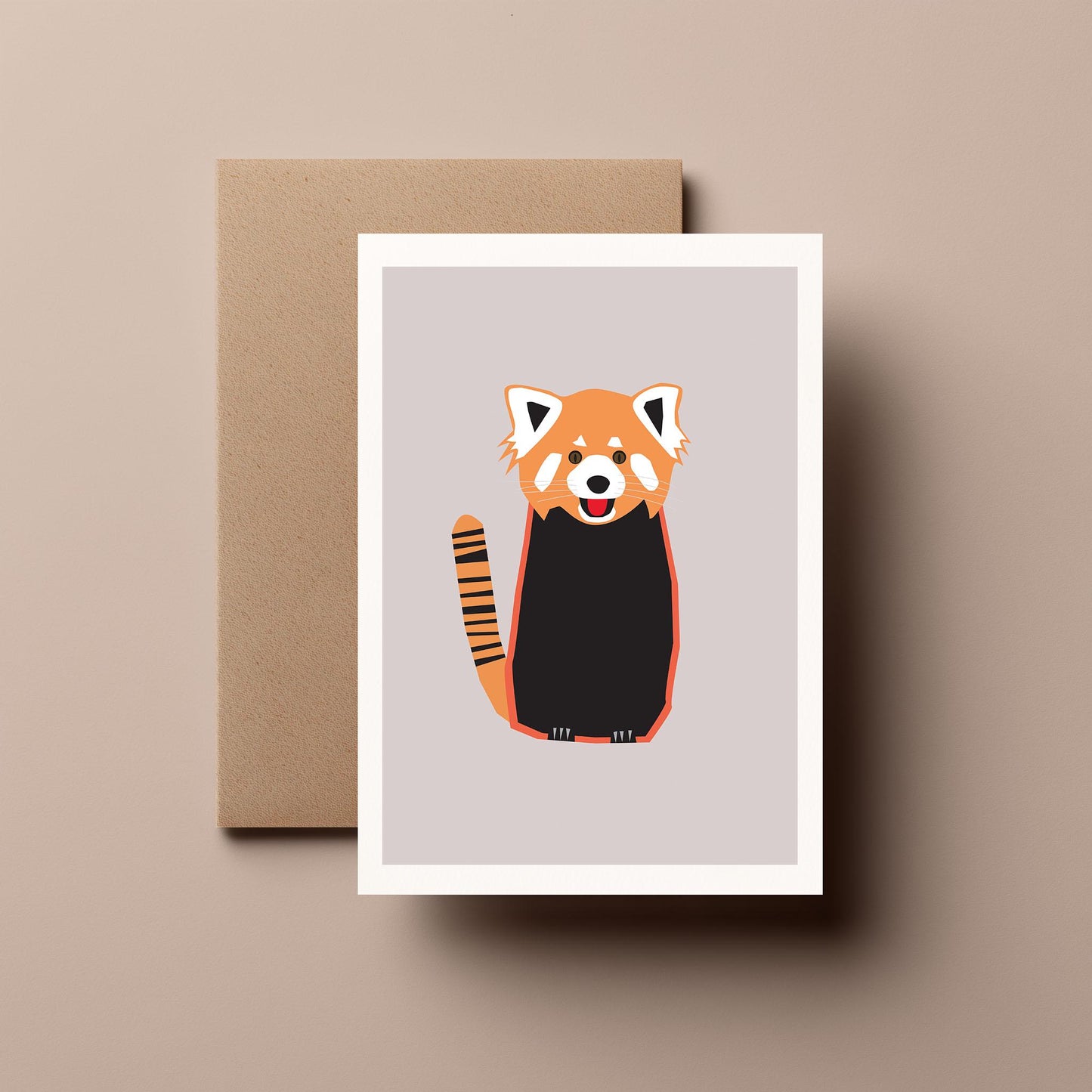 Red Panda - Greeting, Birthday Card