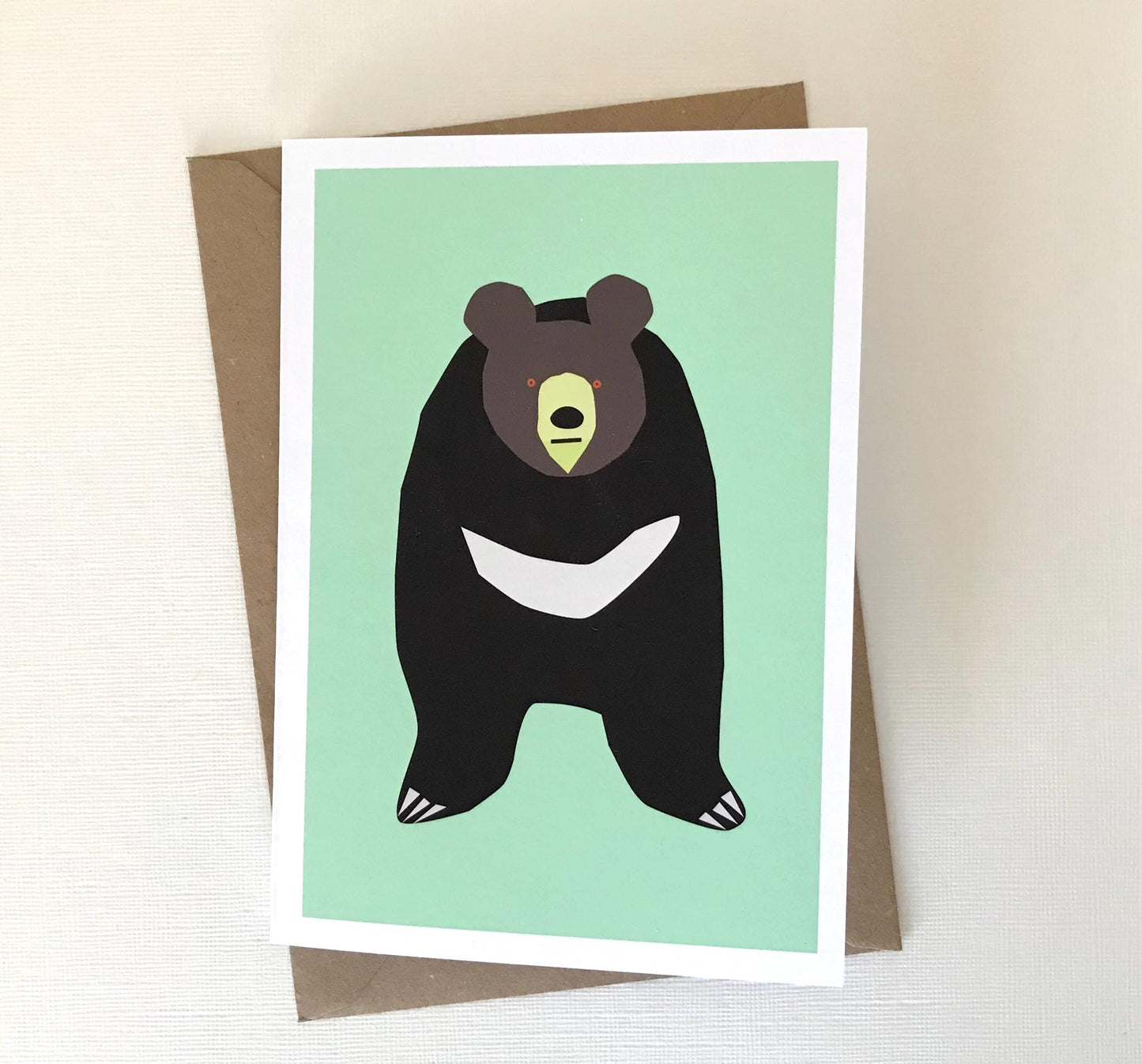 Moon Bear - Greeting, Birthday Card