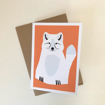 Arctic Fox - Birthday, Christmas Card