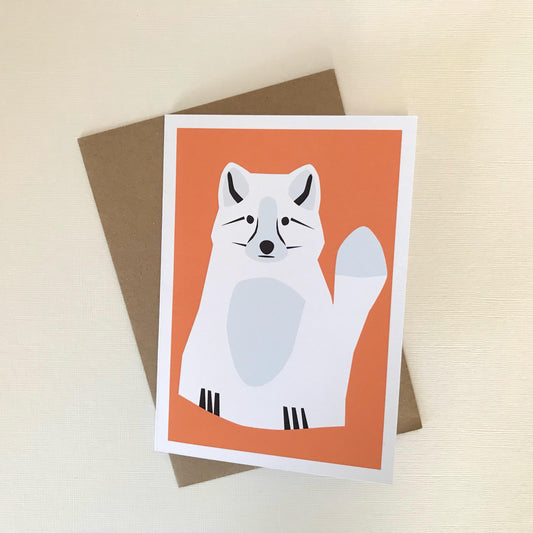 Arctic Fox - Birthday, Christmas Card