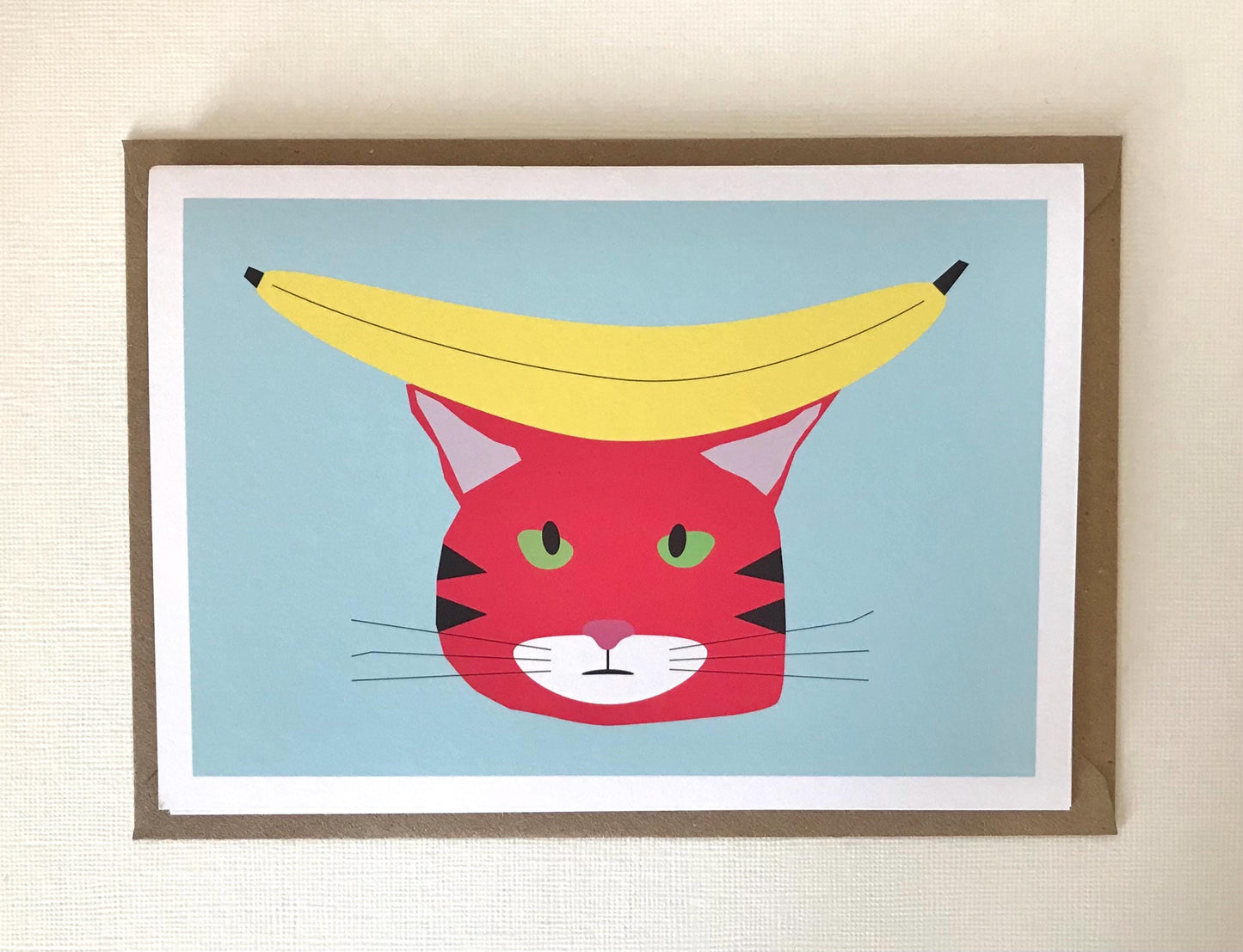 Banana Cat - Greeting, Birthday Card