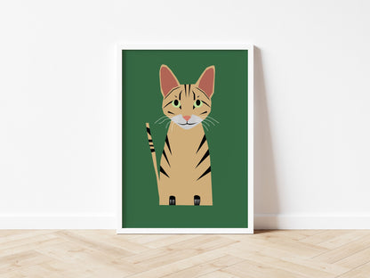 Bengal Cat - Art print A5/A4/A3