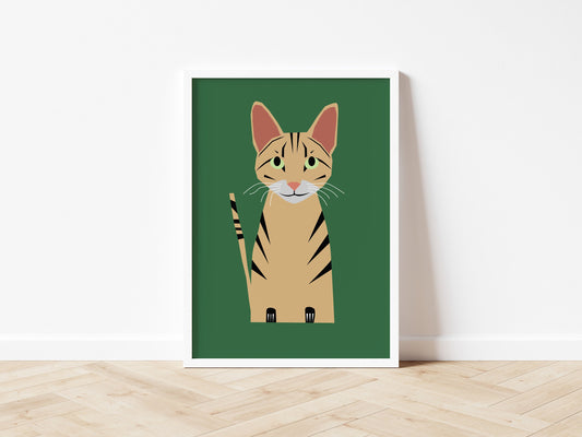 Bengal Cat - Art print A5/A4/A3