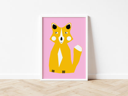 Red Fox - Art print A5/A4/A3