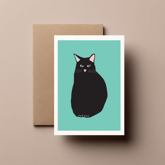 Cat - Greeting, Birthday Card