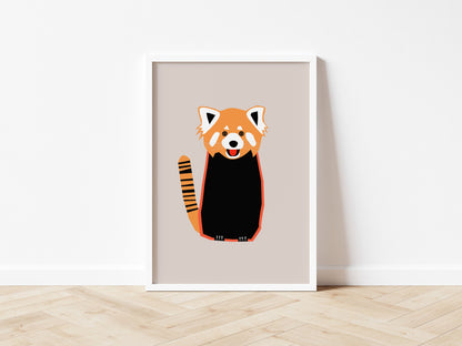 Red Panda - Art print A5/A4/A3
