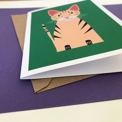 Bengal Cat - Greeting, Birthday Card