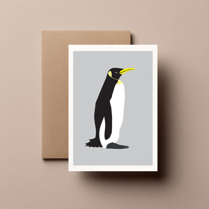 Penguin - Greeting, Christmas Card