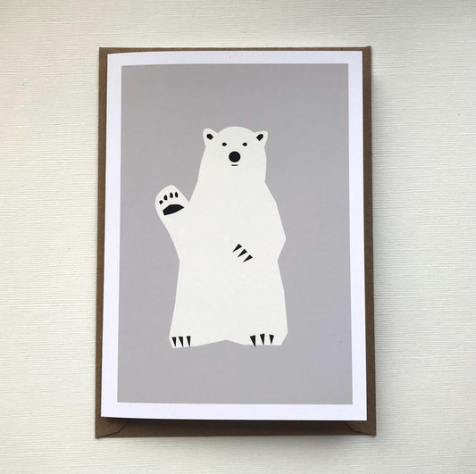 Polar Bear - Greeting, Christmas Card