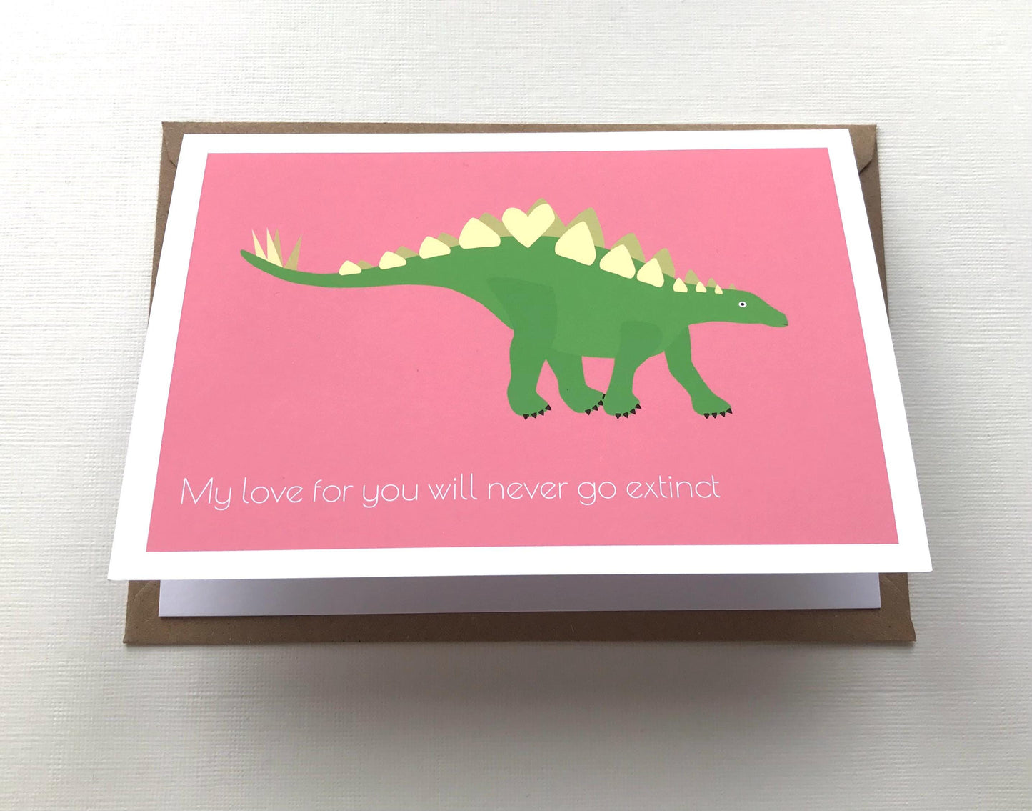 My love for you will never go extinct - Dinosaur Valentines, Greeting, Anniversary Card