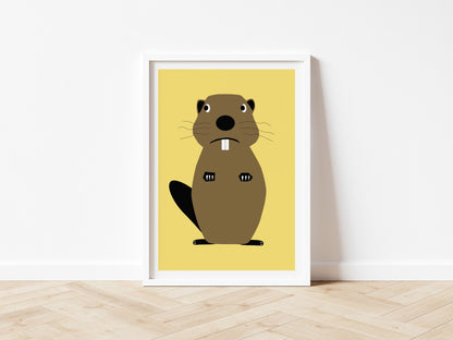 Beaver - Art print A5/A4/A3