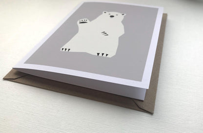 Polar Bear - Greeting, Christmas Card