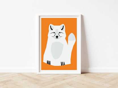 Arctic Fox - Art print A5/A4/A3