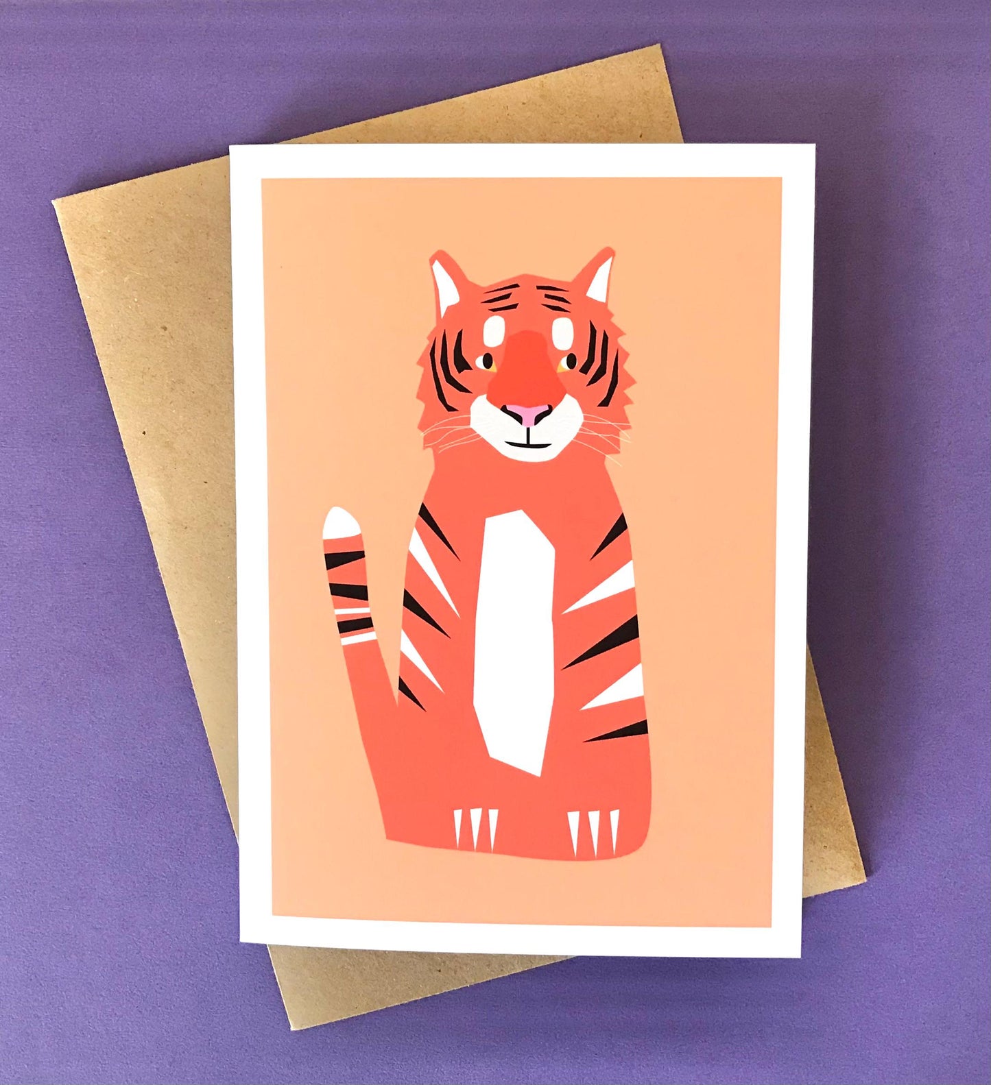 Tiger - Greeting, Birthday Card