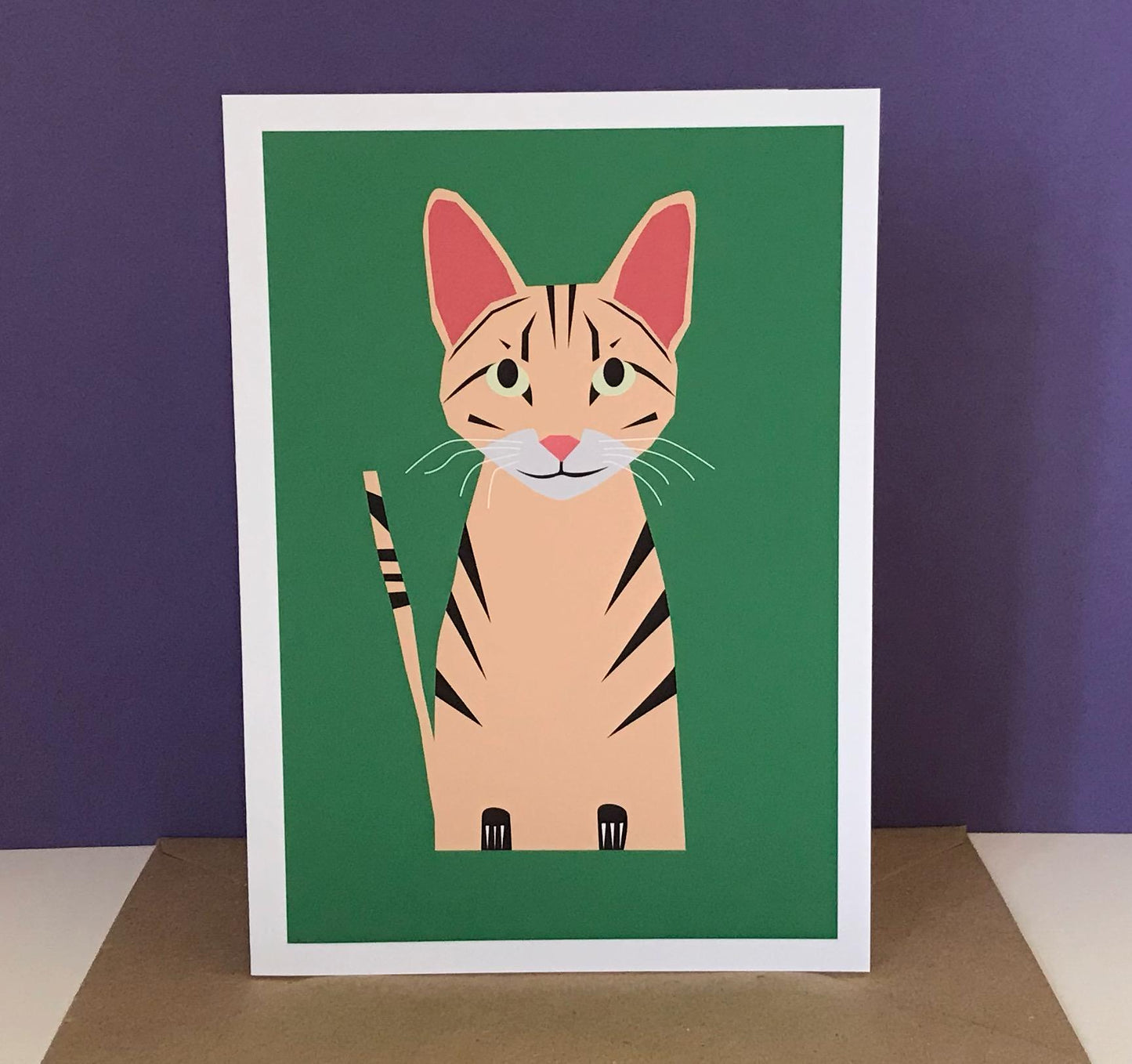 Bengal Cat - Greeting, Birthday Card