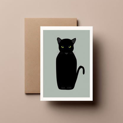 Panther - Greeting, Birthday Card