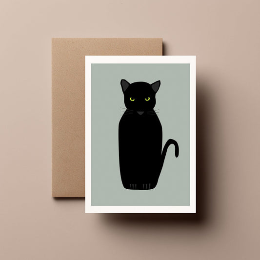Panther - Greeting, Birthday Card