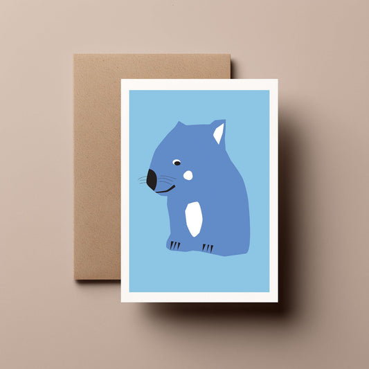 Wombat - Greeting, Birthday Card