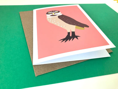 Owl - Greeting, Birthday Card