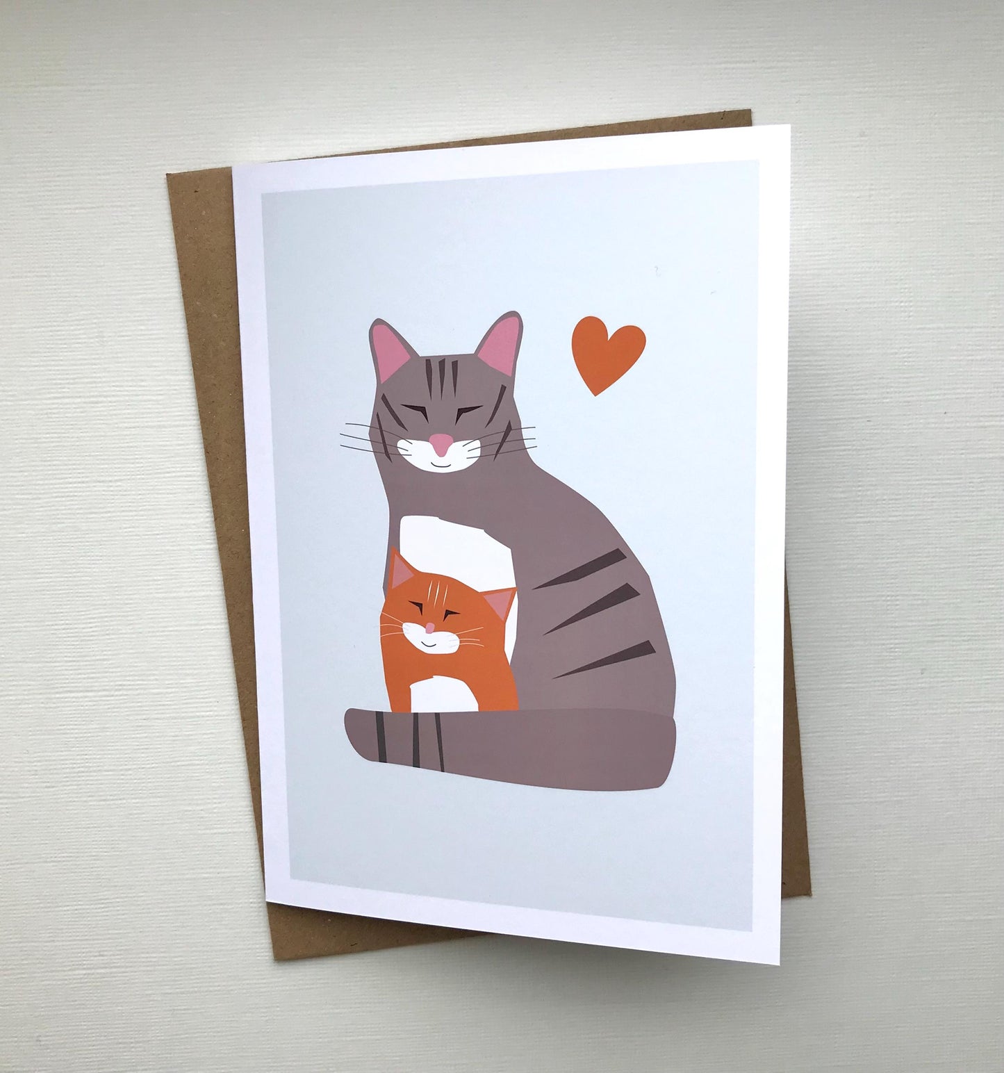 Cat and Kitten - Mother’s Day, Greeting Card