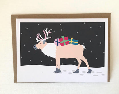 Reindeer - Christmas Card