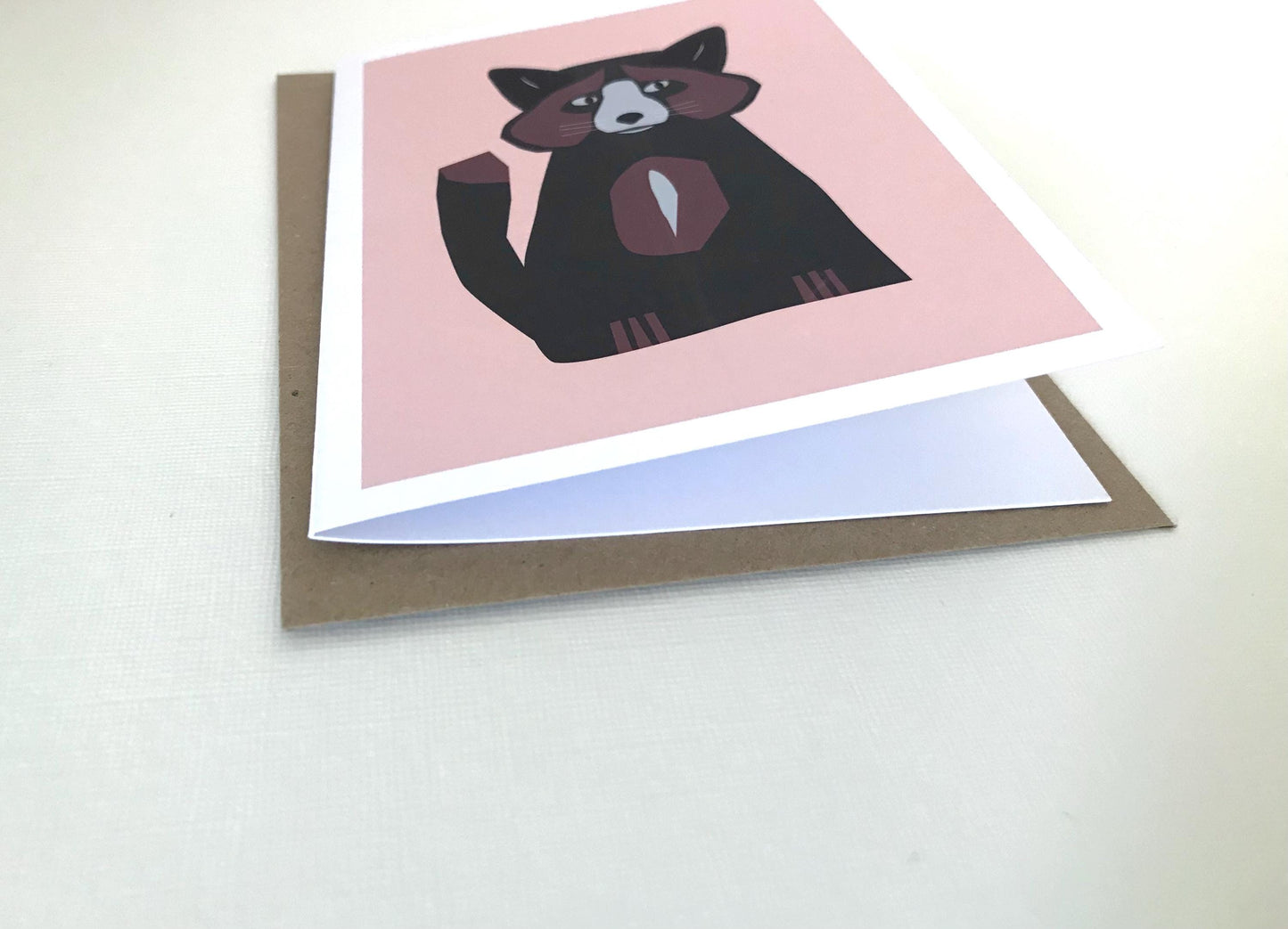 Silver Fox - Greeting, Birthday Card