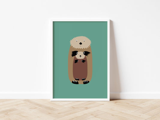 Otters - Art print A5/A4/A3