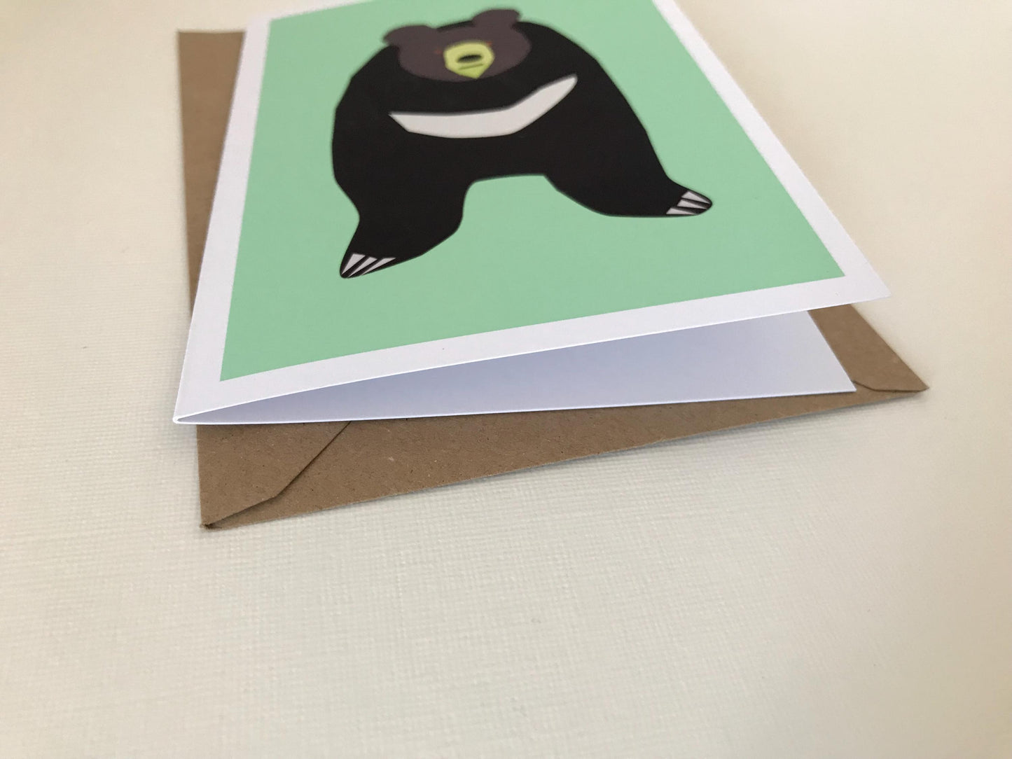 Moon Bear - Greeting, Birthday Card