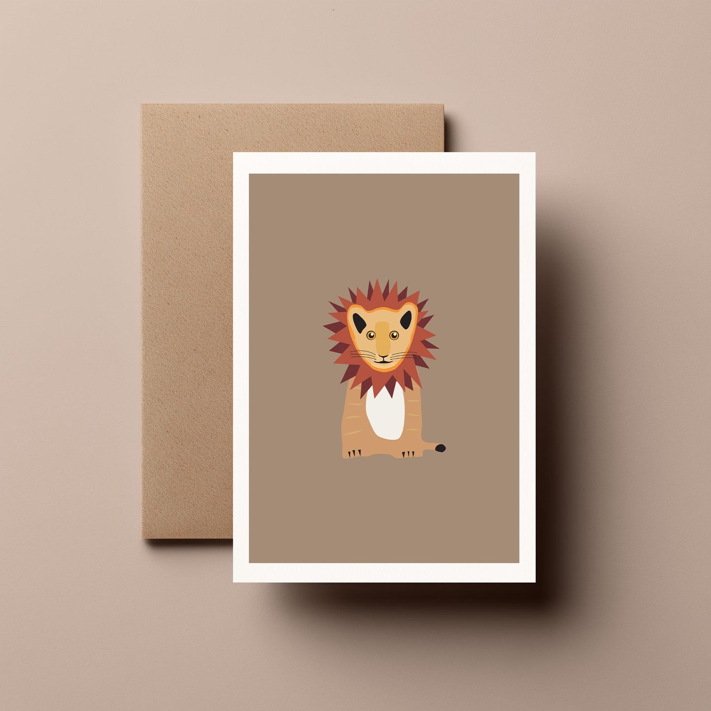 Lion Cub - Birthday, Greeting Card