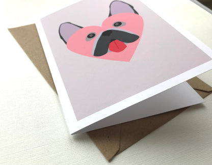 French Bulldog - Greeting, Anniversary, Birthday Card