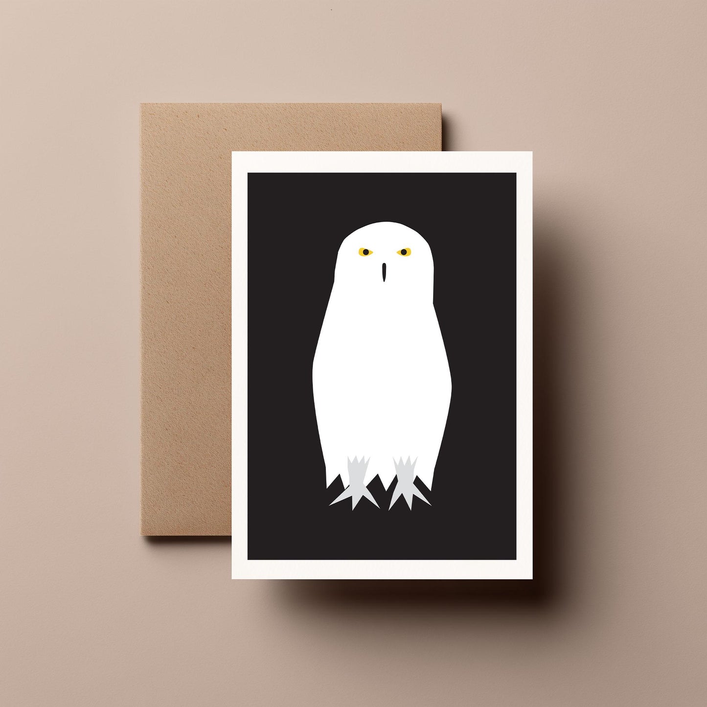 Snowy Owl - Greeting, Birthday Card