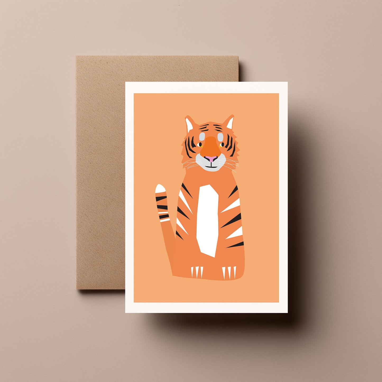 Tiger - Greeting, Birthday Card