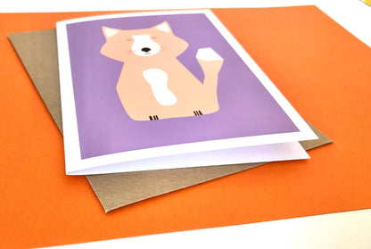 Tibetan Fox - Greeting, Birthday Card
