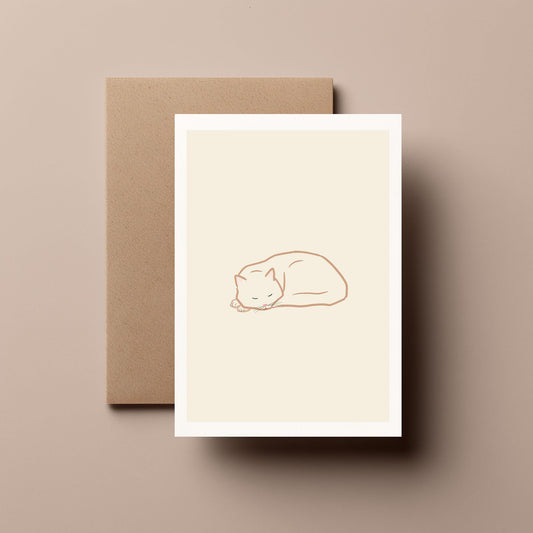 Cat - Greeting/Birthday Card